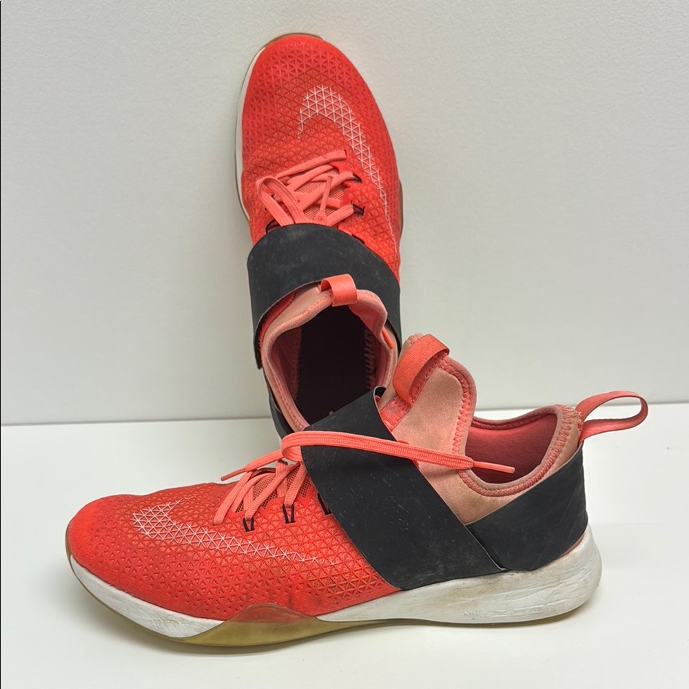 Nike Red and Black Athletic Shoes with Streamlined Design